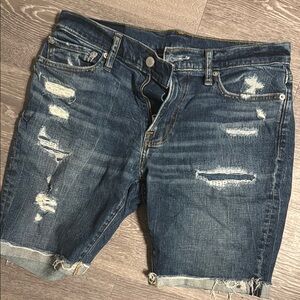 Abercrombie & Fitch Distressed Denim Shorts